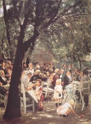 Max Liebermann Beer Garden in Munich (nn02) china oil painting image